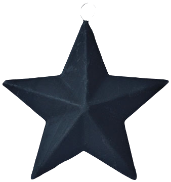 Antique Black Barn Star 3.5 Inch T
