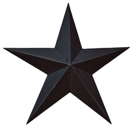 Black Barn Star 36 Inch T
