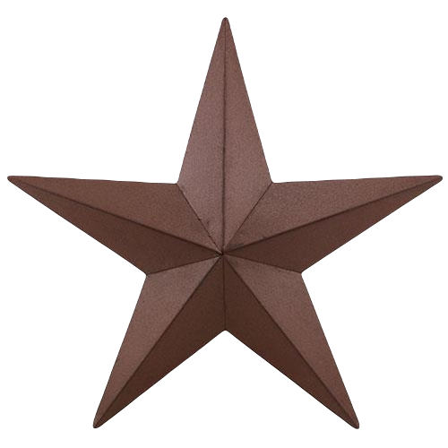Burgundy Barn Star 24 inch v2 T