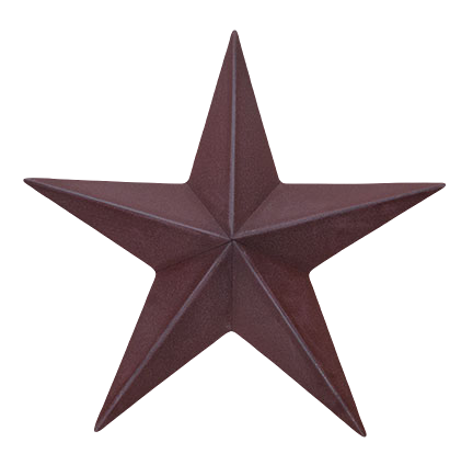 Burgundy Barn Star 48 inch T